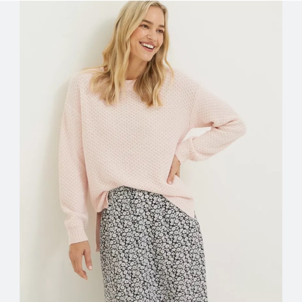 FATFACE Ellie Jumper Light Pink